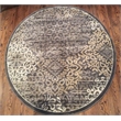 Radici USA Pisa Modern Transitional Brown Round Polypropylene Area Rug 5'3