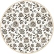 Radici USA Pisa Traditional Floral Bone White 5'3