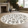 Radici USA Pisa Traditional Floral Bone White 5'3