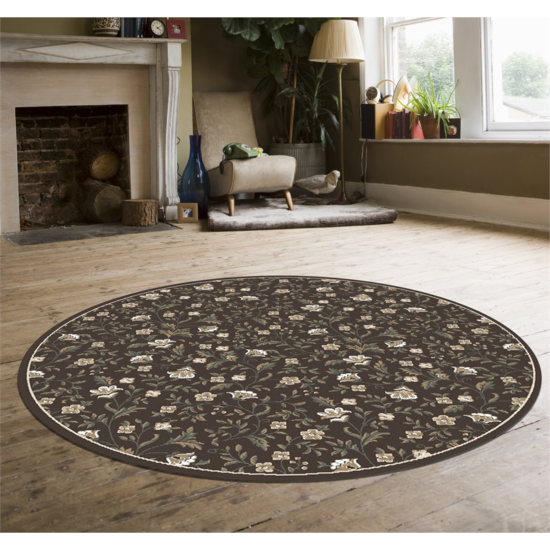Radici USA Pisa Botanical Floral Brown 7'10