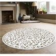 Radici USA Pisa Botanical Floral Bone White 7'10