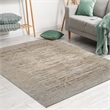 Davide 1229 Transitional Crackled Beige Polypropylene Area Rug 5'3
