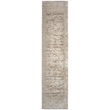 Davide 1229 Transitional Crackled Beige Runner Polypropylene Area Rug