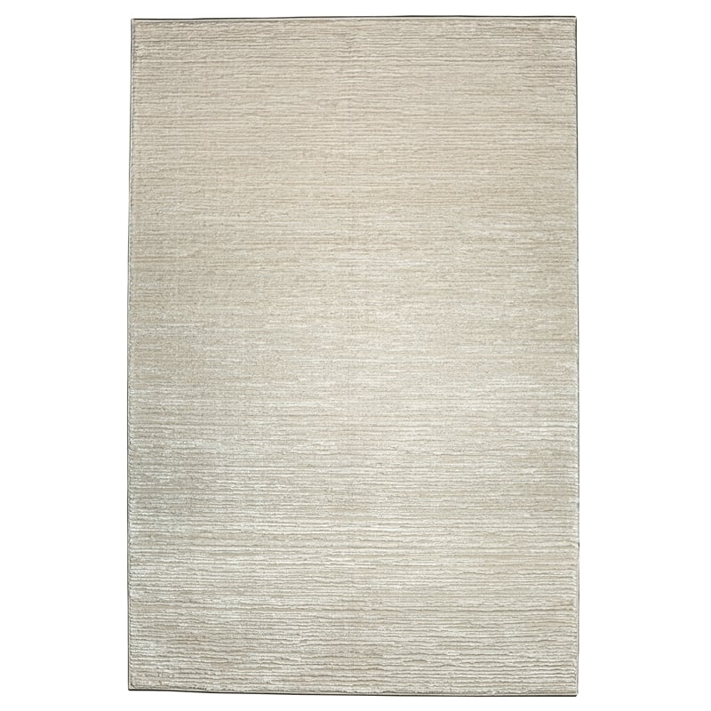 Davide 1228 Transitional Striated Beige 3x5 Area Rug