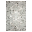 Davide 1230 Transitional Geometric Grey Polypropylene Area Rug 5'3