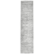 Davide 1228 Transitional Striated Grey Runner Polypropylene Area Rug