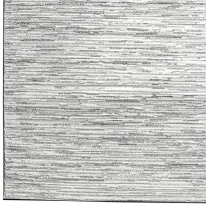Davide 1228 Transitional Striated Grey 8' Round Polypropylene Area Rug