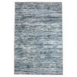 Davide 1228 Transitional Striated Blue 3x5 Polypropylene Area Rug