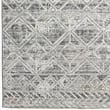 Livigno 1243 Transitional Geometric Grey Polypropylene Area Rug 5'3