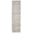 Livigno 1244 Transitional Abstract Beige Runner Polypropylene Area Rug