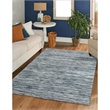 Davide 1228 Transitional Striated Green 7'10 Round Polypropylene Area Rug