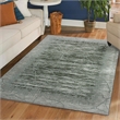 Davide 1229 Transitional Crackled Green Polypropylene Area Rug 7'10