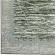 Davide 1229 Transitional Crackled Green Polypropylene Area Rug 7'10