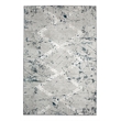 Davide 1230 Transitional Geometric Blue Polypropylene Area Rug 7'10