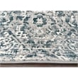 Livigno 1244 Transitional Abstract Blue Runner Polypropylene Area Rug 2'2