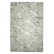 Davide 1230 Transitional Geometric Green Polypropylene Area Rug 3'3