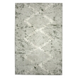 Davide 1230 Transitional Geometric Green Polypropylene Area Rug 5'3