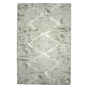 Davide 1230 Transitional Geometric Green Polypropylene Area Rug 7'10&quot x 10'6&quot