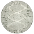Davide 1230 Transitional Geometric Green Round Polypropylene Area Rug 7'10