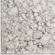 Livigno 1240 Transitional Marbled Grey Polypropylene Area Rug 5'3