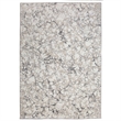 Livigno 1240 Transitional Marbled Gray Polypropylene Area Rug 7'10