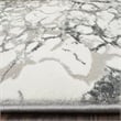 Livigno 1240 Transitional Marbled Gray Runner Polypropylene Area Rug 2'2