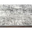 Livigno 1241 Transitional Striated Gray Round Polypropylene Area Rug 7'10