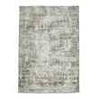 Livigno 1241 Transitional Striated Green Polypropylene Area Rug 5'3
