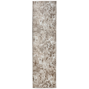 Livigno 1242 Transitional Floral Beige Runner Polypropylene Area Rug