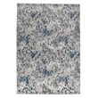 Livigno 1242 Transitional Floral Blue Polypropylene Area Rug 5'3