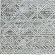 Livigno 1243 Transitional Geometric Green Polypropylene Area Rug 3'3