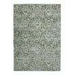 Livigno 1244 Transitional Abstract Green 5x8 Polypropylene Area Rug