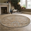 Radici USA Colosseo Traditional Distressed Floral Beige 5'3