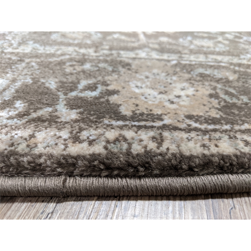 Radici USA Colosseo Traditional Distressed Floral Brown 5'3