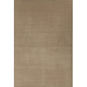 Como 782 Transitional Geometric Beige Rectangular Polypropylene Area Rug 5'5&quotx7'7&quot