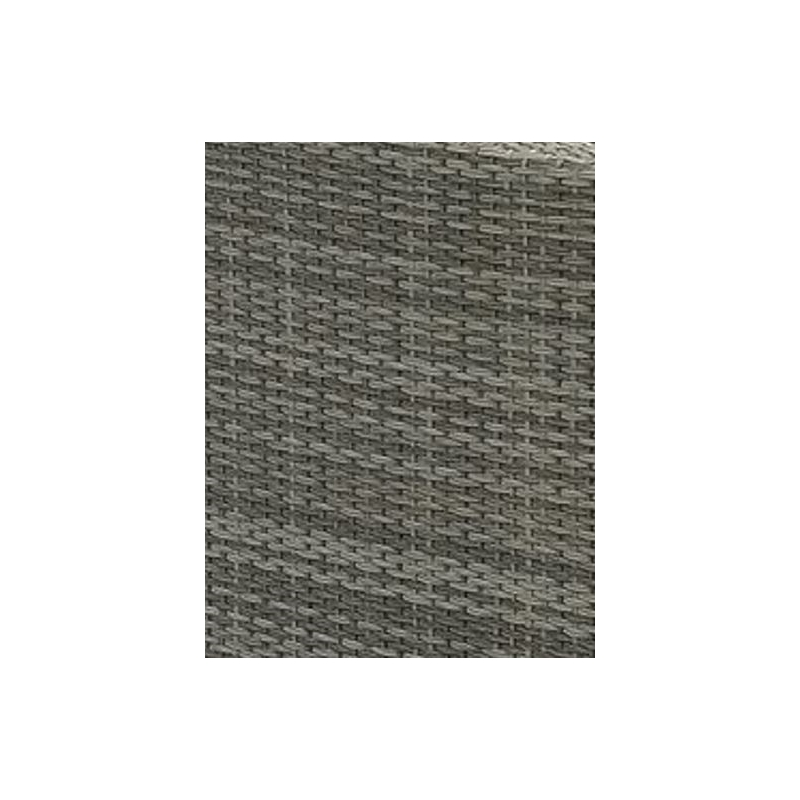 Infini Wicker 4 Piece Patio Sectional Sofa Set in Natural Gray