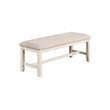 6 Pieces Casual Wooden Set- Dining Room Table Chairs and Kitchen Bench