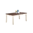6 Pieces Casual Wooden Set- Dining Room Table Chairs and Kitchen Bench
