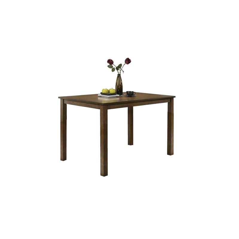 5 Pieces Casual Wooden Dining Set- Dining Room Table and 4 Kitchen Chairs