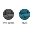 2-PC Sectional Sofa with Modern Nailheads Design-Azure