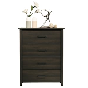 4 Drawers Chest Wood Storage Cabinet for Bedroom & Living Room