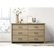6-Drawer Dresser Buffet Wood Storage Cabinet for Bedroom Living Room or Office