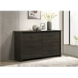 6-Drawer Dresser Buffet Wood Storage Cabinet for Bedroom Living Room or Office