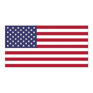 slick woody's american flag vinyl underwater pool mat in multi-color