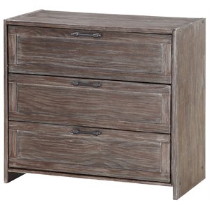 donco kids 3 drawer solid wood low loft chest in brushed shadow