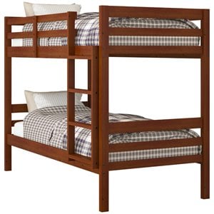 donco kids econo panel twin over twin solid wood bunk bed 2004