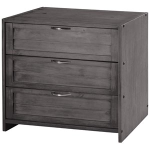donco kids louver 3 drawer solid wood chest 790