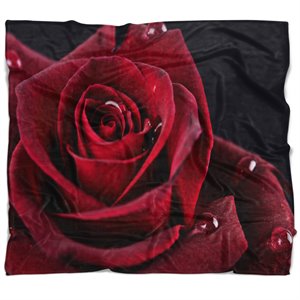 designart red rose with raindrops on black 59