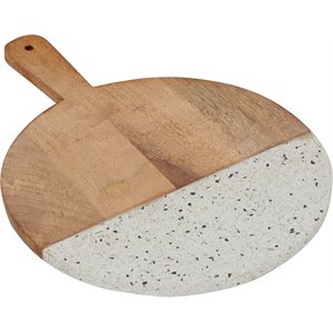 leeds & co brown terrazzo decorative cutting board