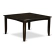 East West Furniture Parfait Square Wood Dining Table in Cappuccino